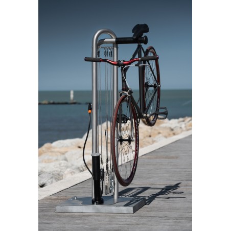 AGAVE – Station de réparation vélo inox pour espaces publics