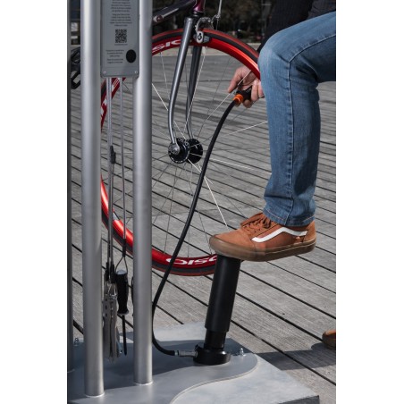 AGAVE – Station de réparation vélo inox pour espaces publics